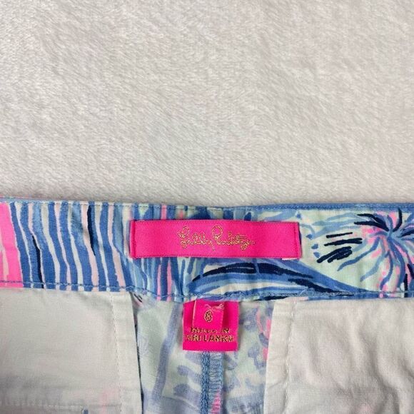 Lilly Pulitzer Women's Adie Ruffle Pocket Stretch Shorts - Picture 5 of 5